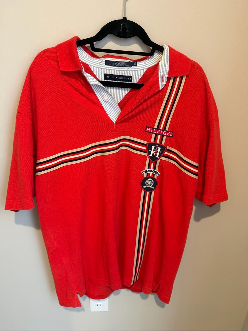 Vintage 90’s Tommy Hilfiger Outdoors Polo Shirt Size XL